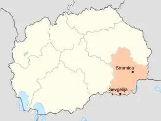 Юго-Восточный регион на карте