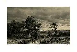 Воспоминание о Бретани. Ок. 1846. Литография