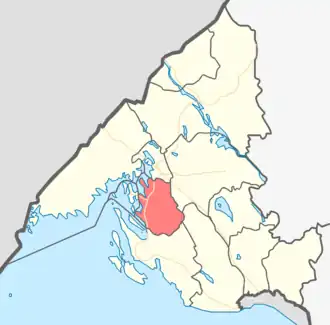 Советское городское поселение на карте