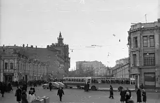Площадь Мясницкие Ворота в 1961 году