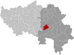 Расположение муниципалитета на карте провинции