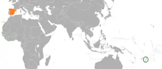 Испания и Тонга