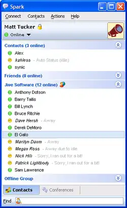 Скриншот программы Spark