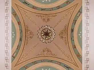 Роспись центральной части главного зала
