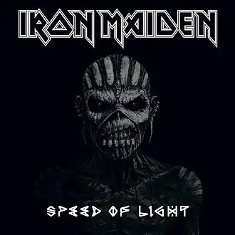 Обложка сингла Iron Maiden «Speed of Light» (2015)