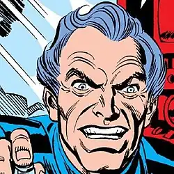 Спенсер Смайт в комиксе The Amazing Spider-Man #107 (Апрель, 1972)Художник — Джон Ромита-старший.