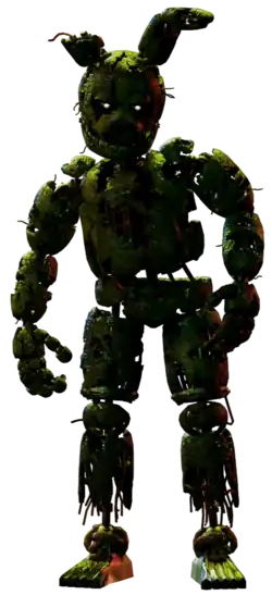 Уильям Афтон в образе Спрингтрапа