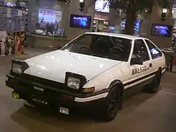 Реплика хетчбэка Sprinter Trueno GT 1983-1985 годов из Initial D  (Япония)
