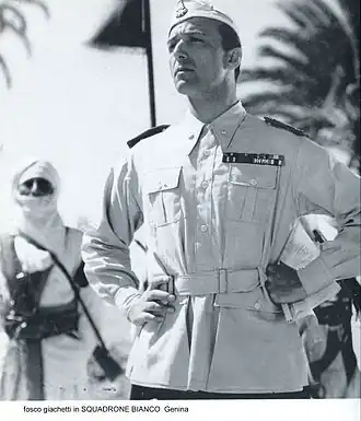 Фоско Джакетти в фильме «Белый эскадрон» (1936 год).