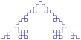 Квадрат Коха — 3 итерации
