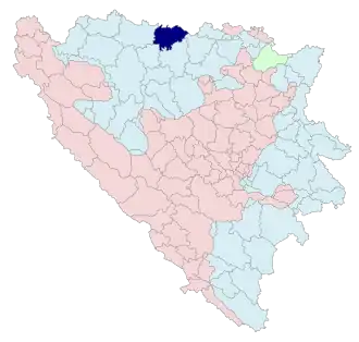 Община Србац на карте