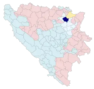 Сребреник на карте