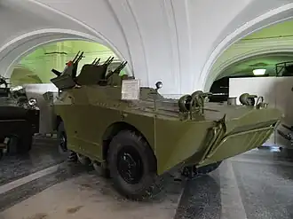 Боевая машина 2П32 в Военно-историческом музее артиллерии, инженерных войск и войск связи.