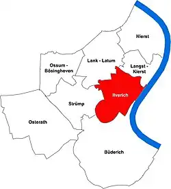 Карта района Мербуш-Ильверих