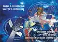 Космос на службе IT-технологий (на азербайджанском языке), на марке спутник Azerspace-1
