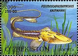 Почтовая марка Узбекистана 2006 года