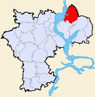 Старомайнский район на карте