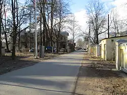 Вид от Елизаветинской улицы