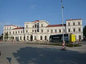 Вокзал в Лиепае. Фото 2010 г.