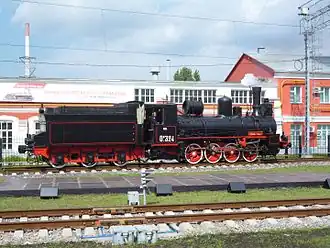 Паровоз Ов324 с трёхосным нормальным тендером (от Ов6135)