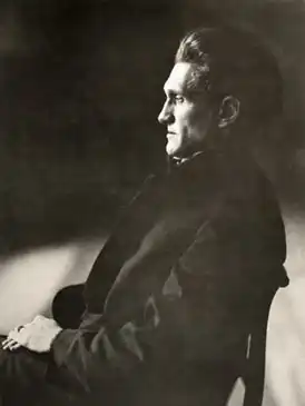 Портрет Стефана Георге. Фотография Якоба Гилсдорфа, 1910