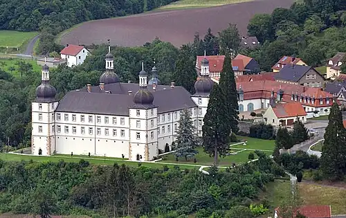 Вид замка с высоты