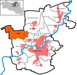 Шторкау на карте городского округа