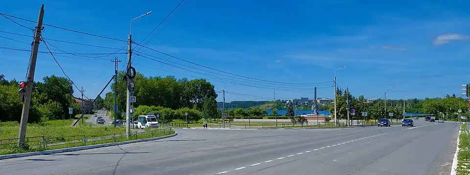 Перекрёсток улиц Советской и Костоусова