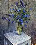«Васильки». Холст, масло. 1980 г.