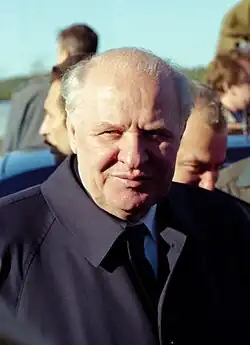 На открытии МКАД после реконструкции, 5 сентября 1998 г.