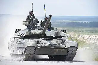 Украинский Т-84У на международном состязании Strong Europe Tank Challenge 2018