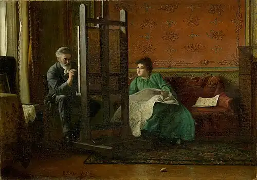 Художник за работой (1900)