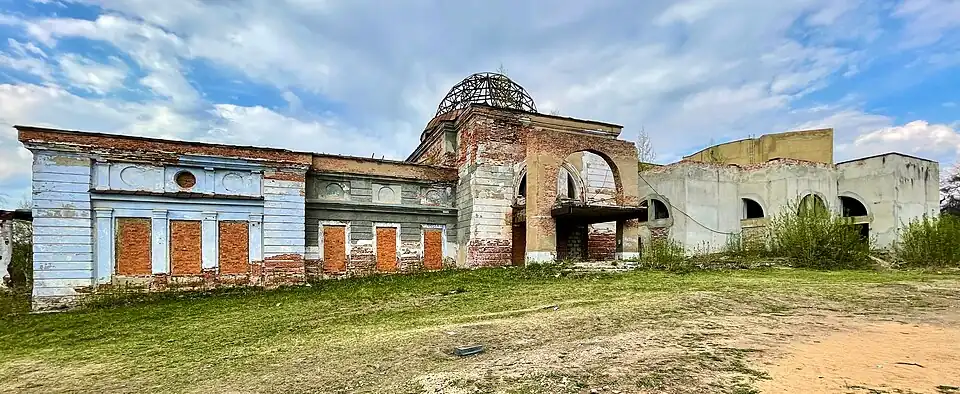 Разрушенная церковь Вознесения Господня