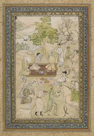 Султан Мурад Мирза с братом Даниалом Мирзой