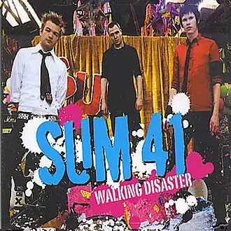 Обложка сингла Sum 41 «Walking Disaster» (2007)