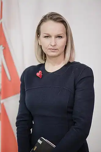 Алина Ковшик на конференции в Варшаве в 2022 году