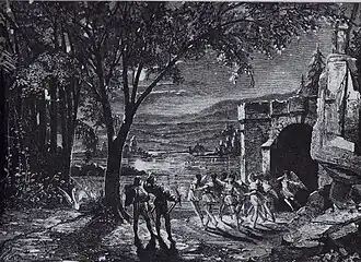 Сцена из II акта в постановке 1877 года