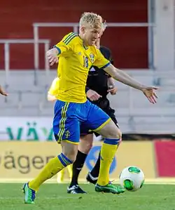 Симон Крон в форме сборной Швеции (до 21)6 июня 2013