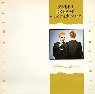 Обложка сингла Eurythmics «Sweet Dreams (Are Made of This)» (1983)