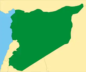 Территория Сирии до создания Государства Хатай в 1938 году