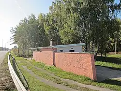 Пассажирский павильон. Вид со стороны шоссе