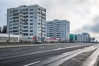 участок улицы в сторону ДС "Чижовка"