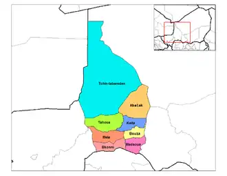 Тахуа на карте