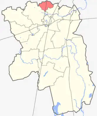 Таицкое городское поселение на карте