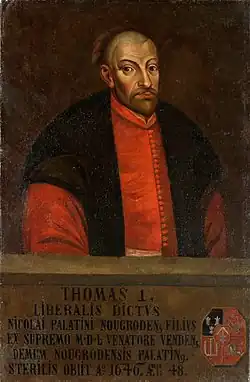 Томаш Сапега, коденская галерея (1709 год)