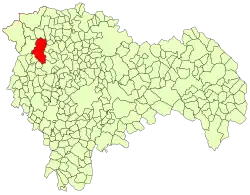 Расположение муниципалитета на карте провинции