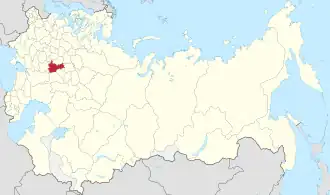 Тамбовская губерния на карте