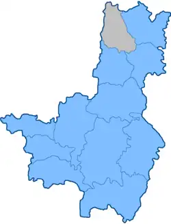 Елатомский уезд на карте