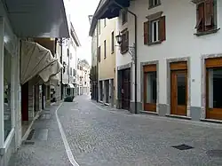 Scorcio della via Roma