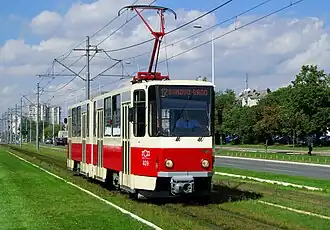 Tatra KT4, маршрут № 12, 2011 год